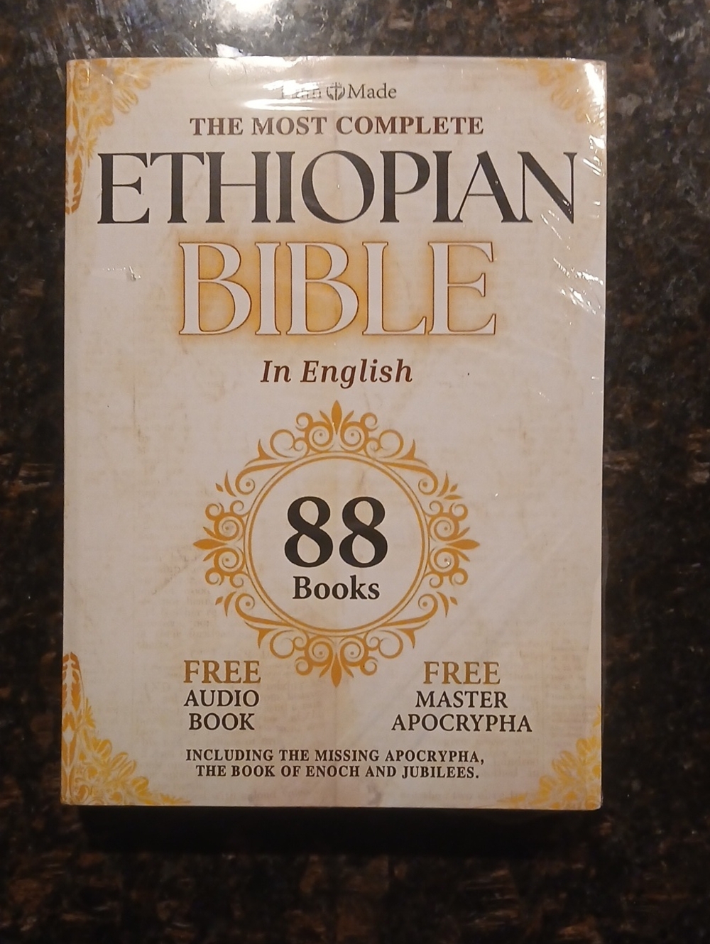The Most Complete Ethiopian Bible in English - Cream/Gold